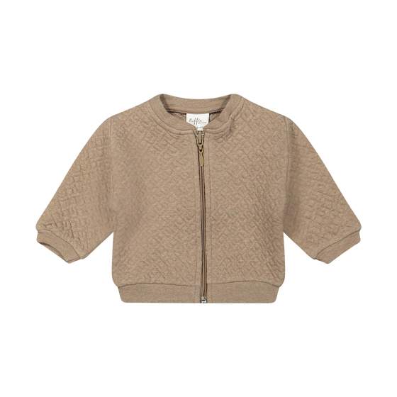 Bomber jacquard caramel melange Riffle Amsterdam