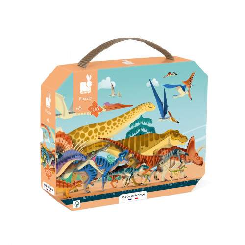 Puzzle Panoramico Dino 100 Pezzi Janod