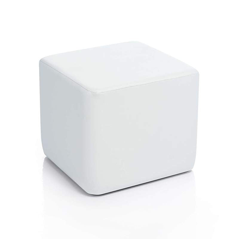 Pouf imbottito in tessuto per poltrona a dondolo Glam Alondra
