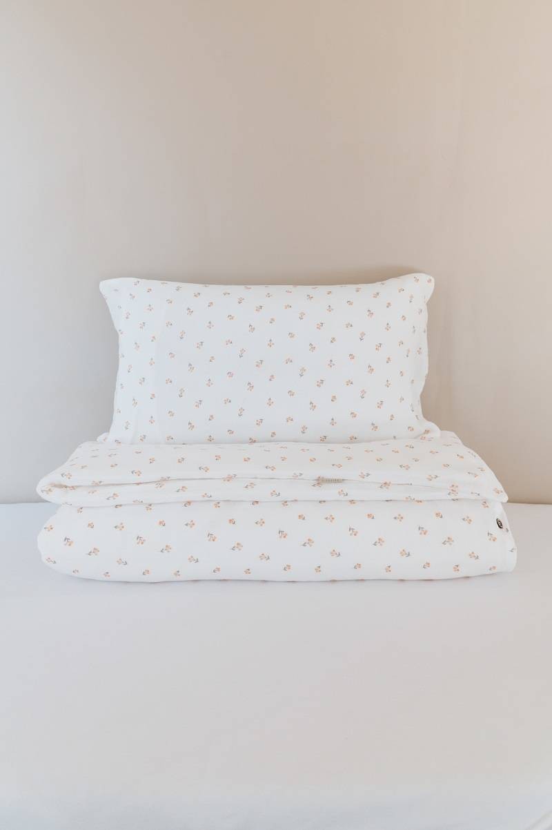 Copripiumino 100x140cm con federa Rosehip Bamboom