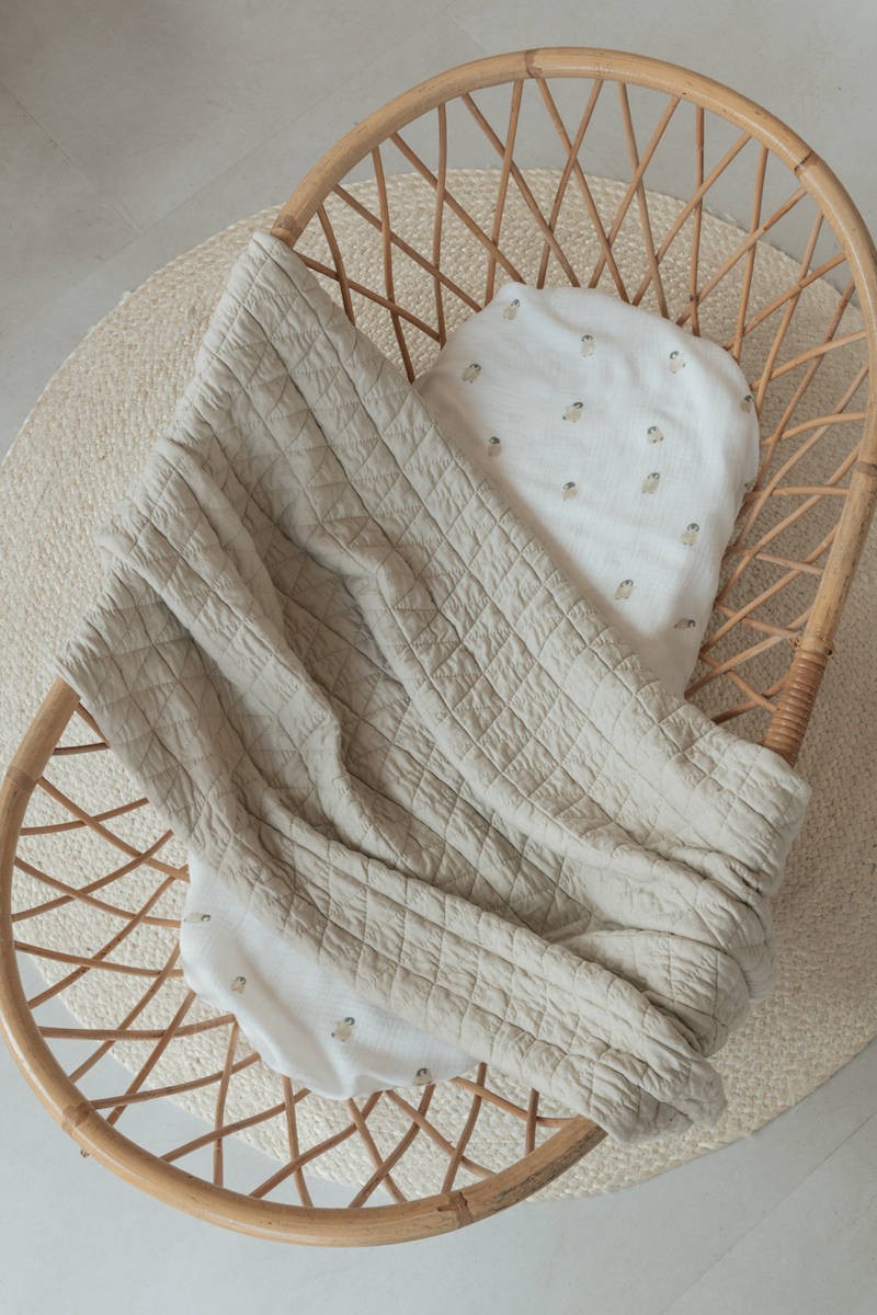 Coperta per Culla 100x75 Wrinkled Bamboom