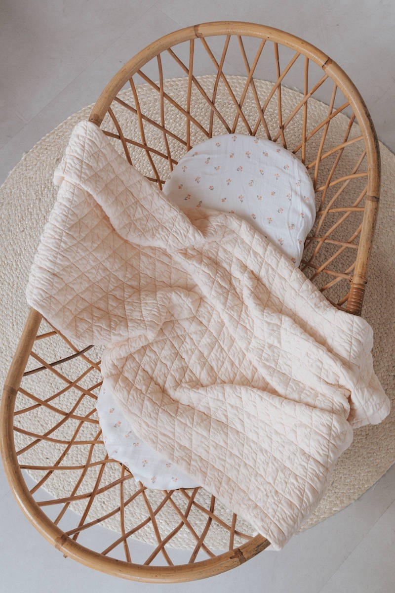 Coperta per Lettino 140x100 Wrinkled Bamboom