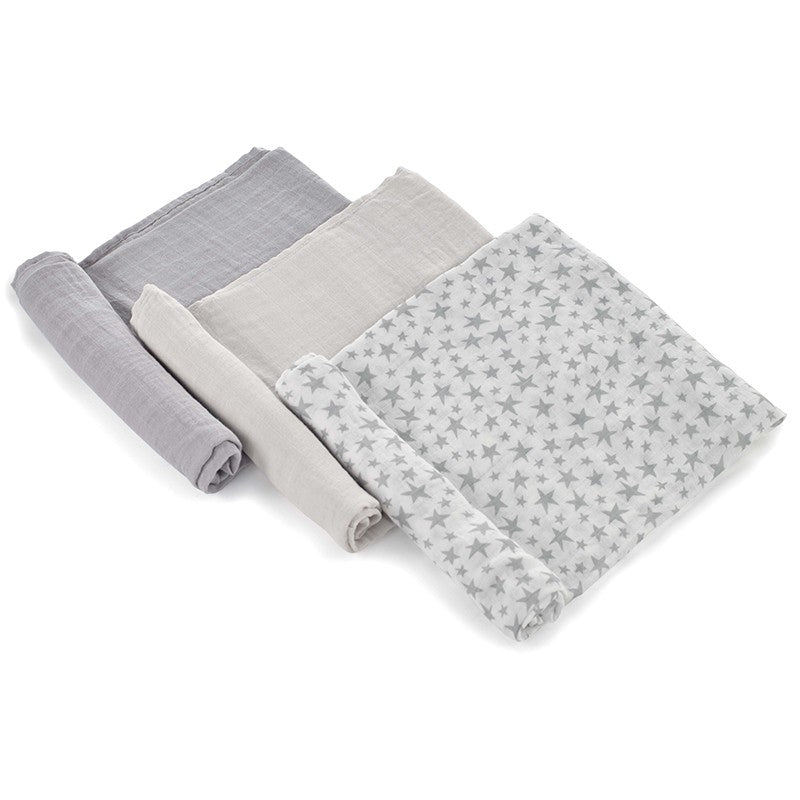 Mussola in bambù 80 x 80 cm 3pz Jané