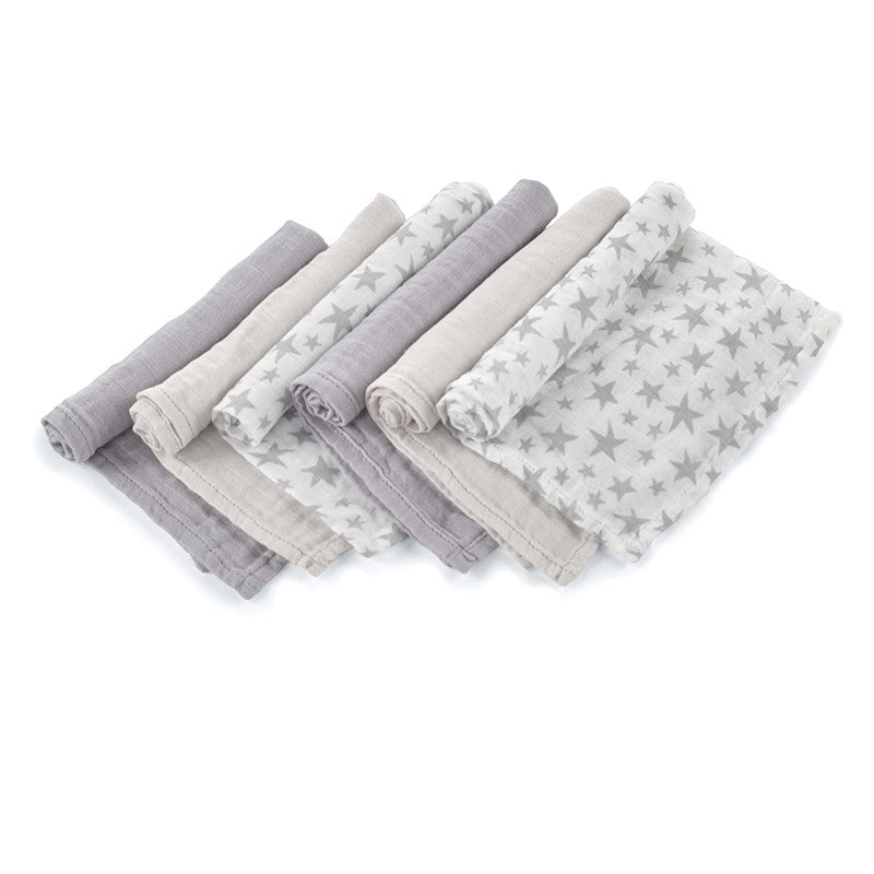 Mussola in bambù 35 x 35 cm 6pz Jané