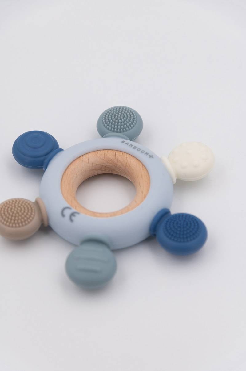 Massaggiagengive Timone in legno e silicone Bamboom