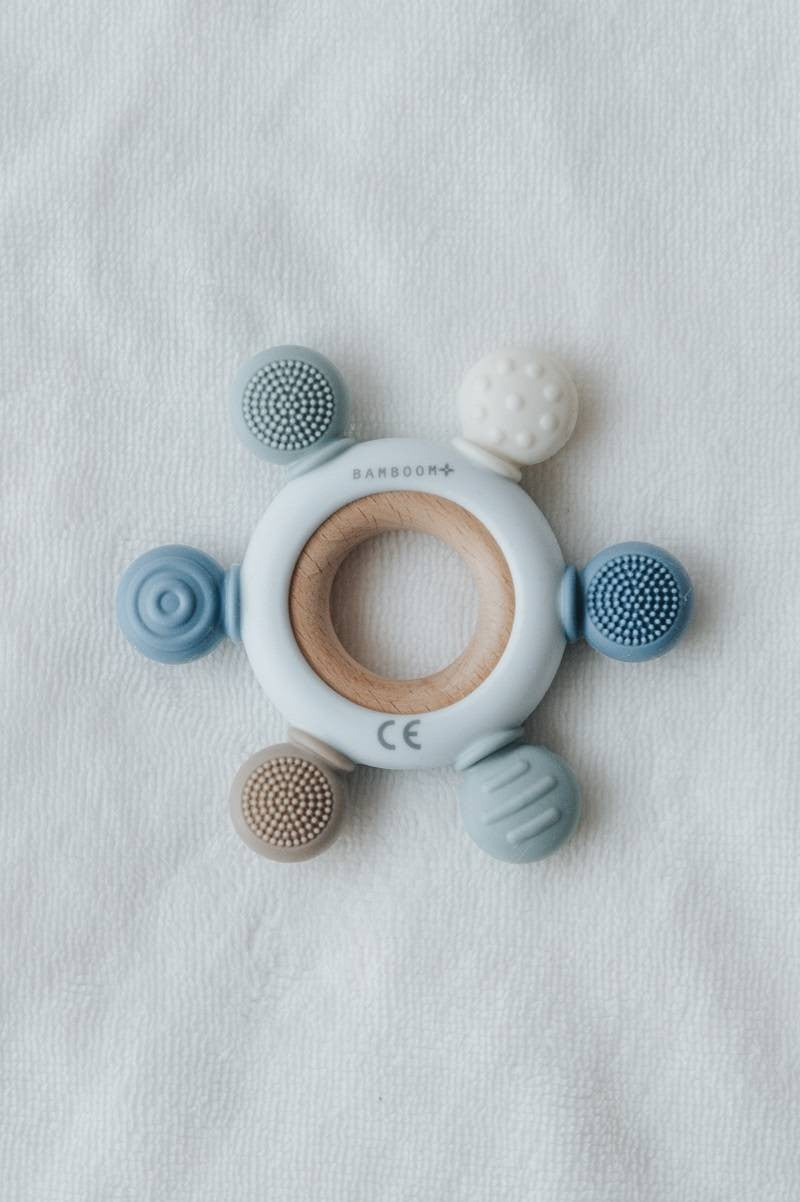 Massaggiagengive Timone in legno e silicone Bamboom