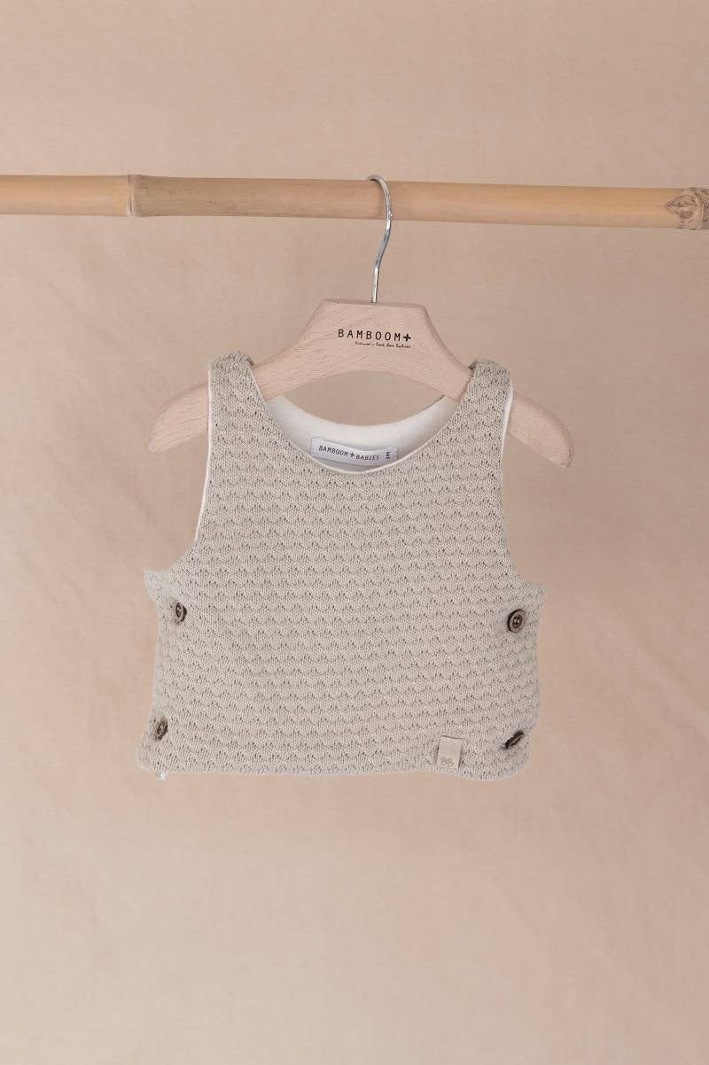 Top a maglia con bottoni laterali Bamboom