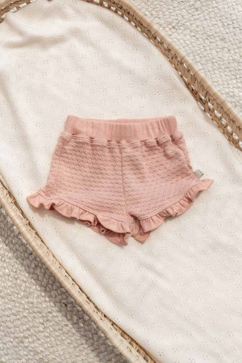 Pantaloncino a maglia bimba Bamboom