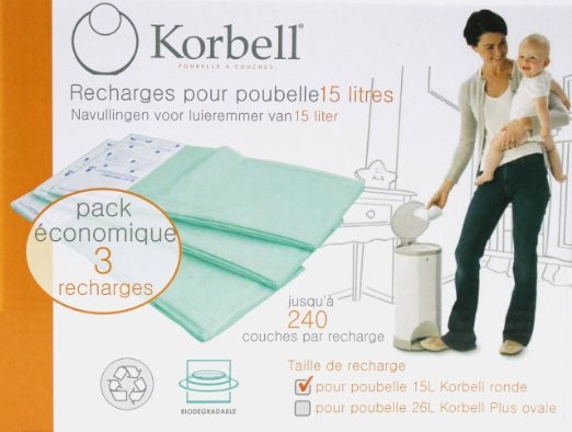 Ricariche per la spazzatura 15L Korbell