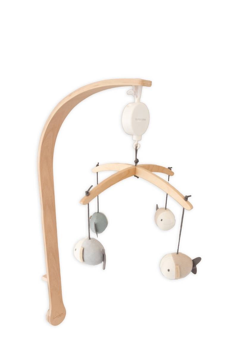 Giostrina in legno con toys in maglia Bamboom