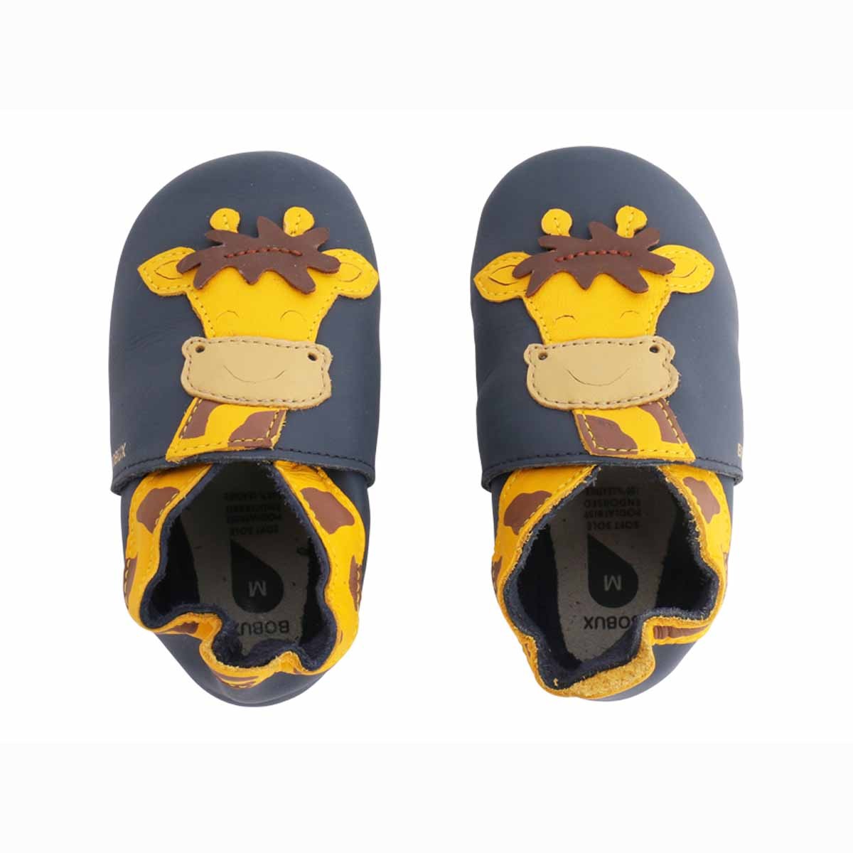 Bobux Soft Sole Giraffe Navy