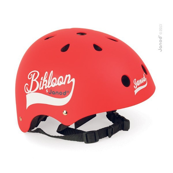 Casco rosso regolabile Bikloon Janod