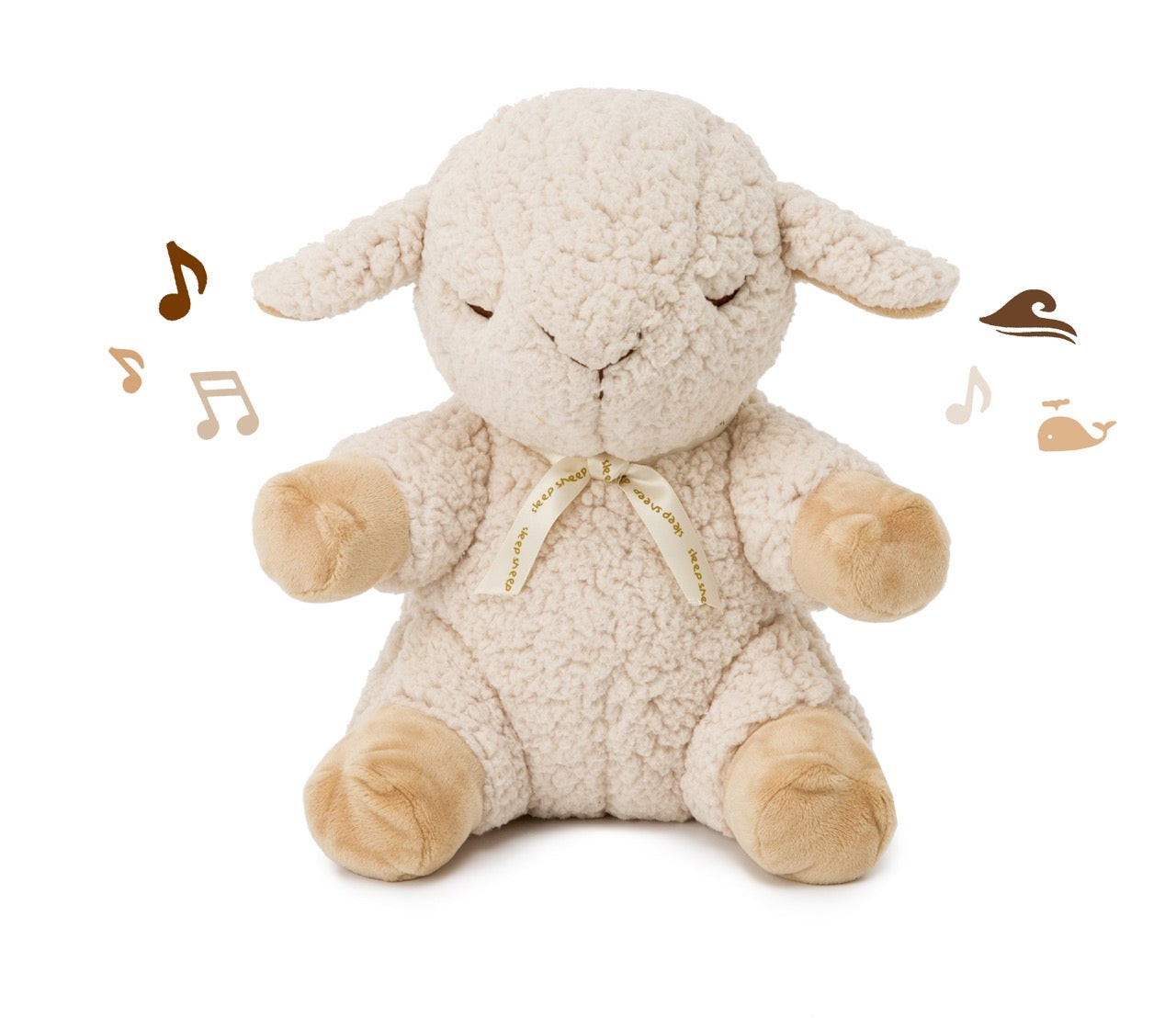 Peluche musicale Pecora con rumori bianchi Cloud B