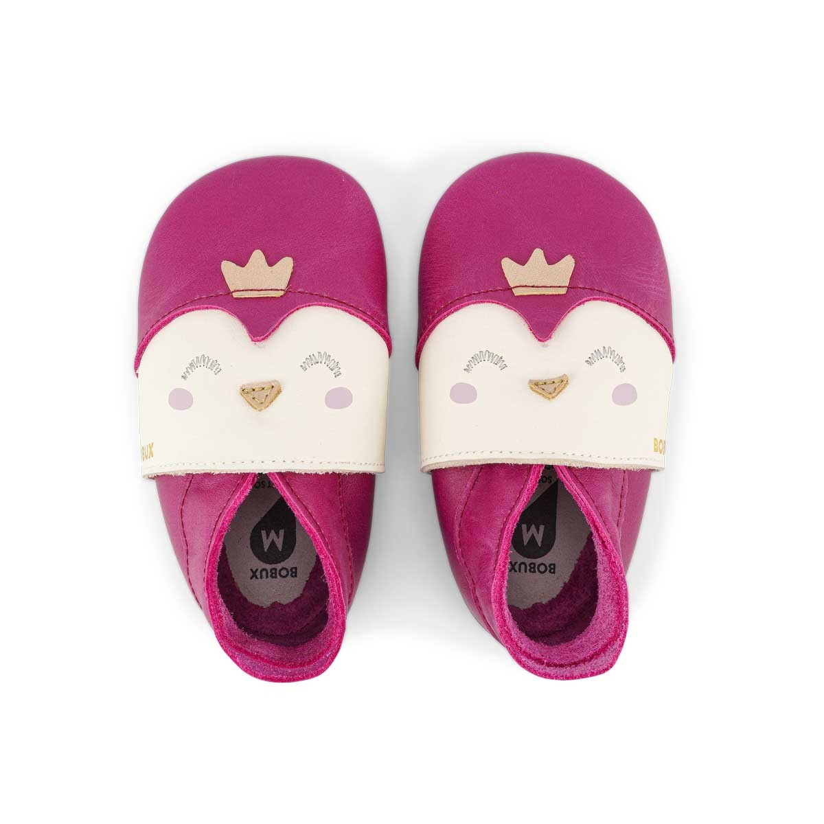 Bobux soft sole frosty dark pink