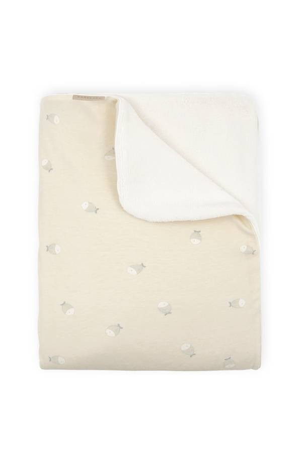 Coperta Jersey Print per culla + spugna peluche Bamboom