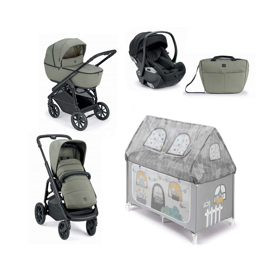 Trio Modus Relax reclinabile I-Size + Lettino Campeggio Daily Dolci Sogni Cam