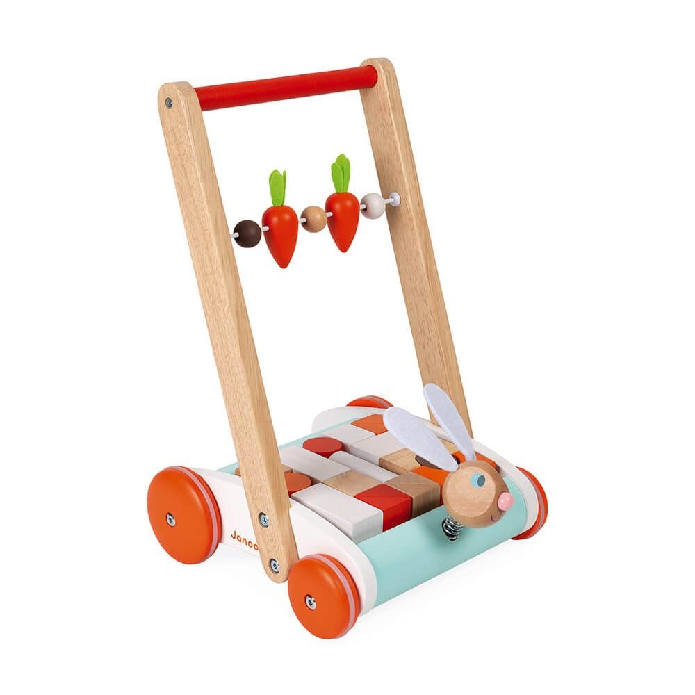 Carrello primi passi Coniglio Janod