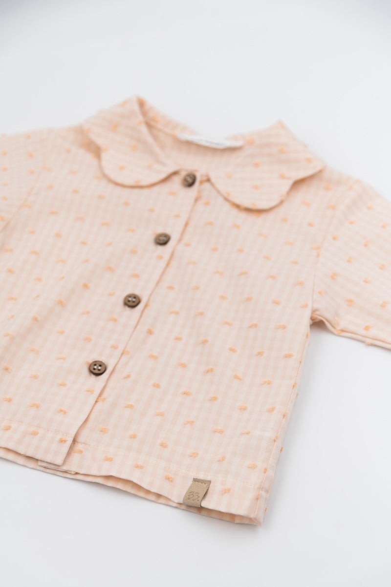 Camicia con colletto a fiore Bamboom