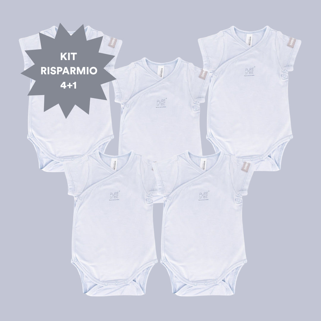 Multipack Body Maniche Corte bianco Bamboom