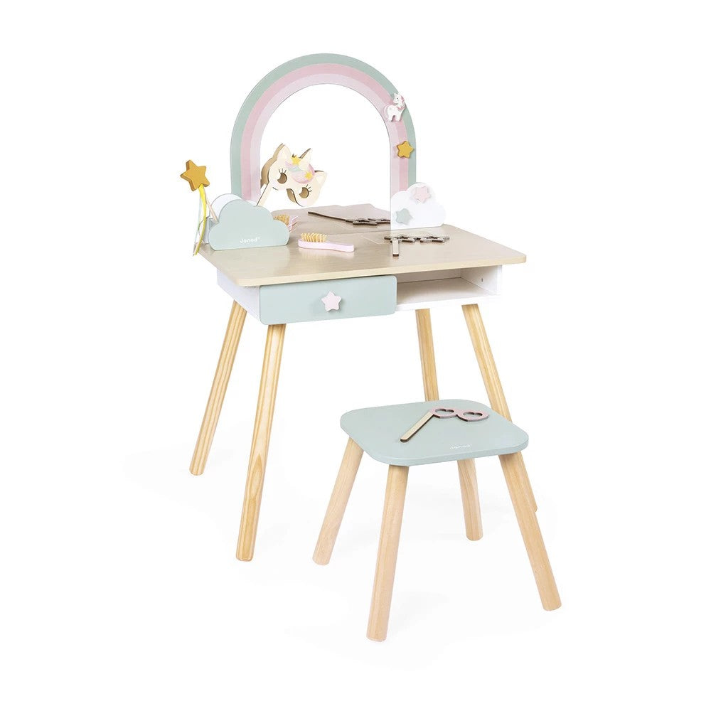 Tavolo da trucco unicorno Janod
