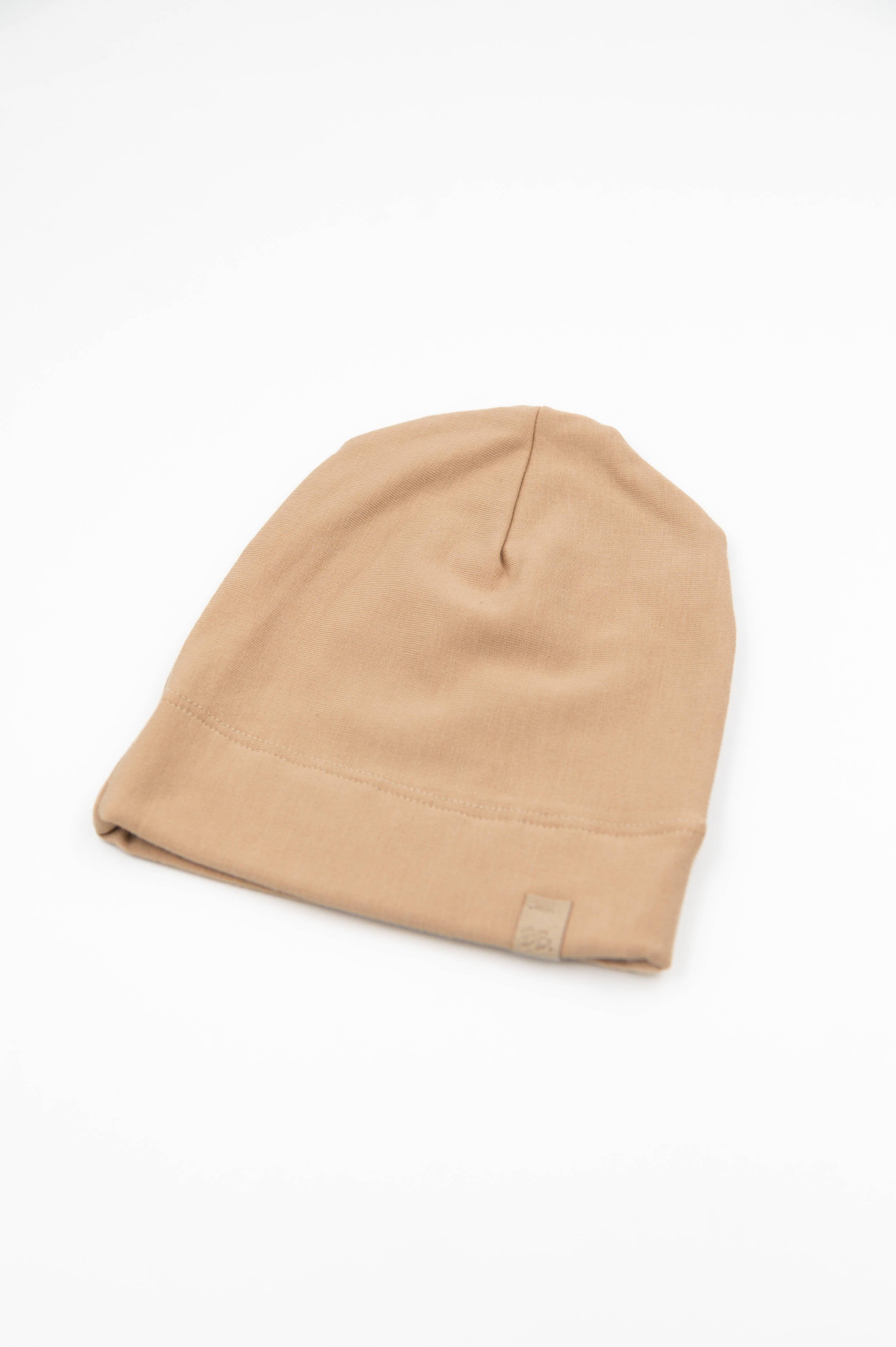 Cappellino Beanie Tan Camel Bamboom