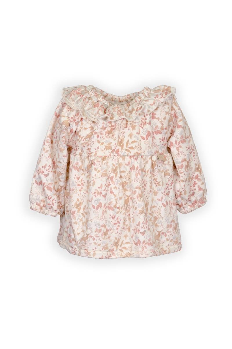 Vestito ampio con colletto volant Autumn Forest Bamboom