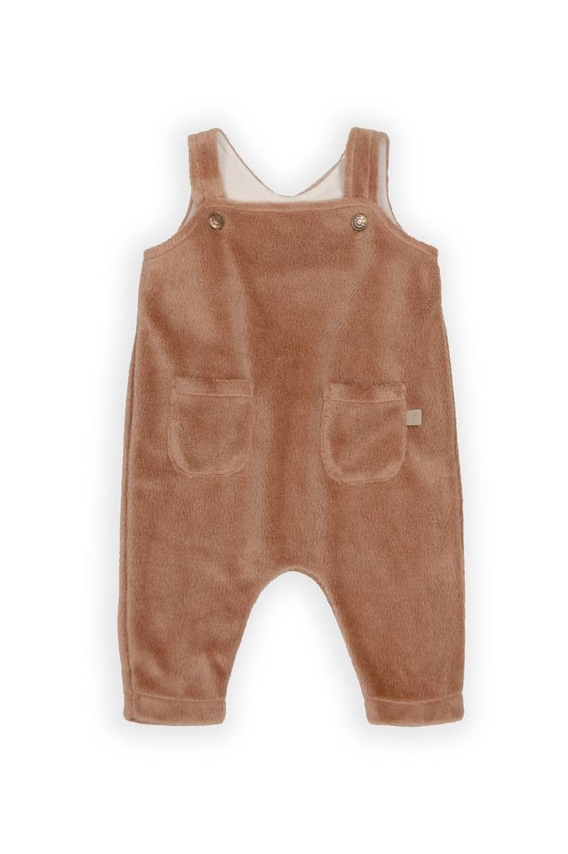 Tutina Salopette Teddy Tan Camel Bamboom