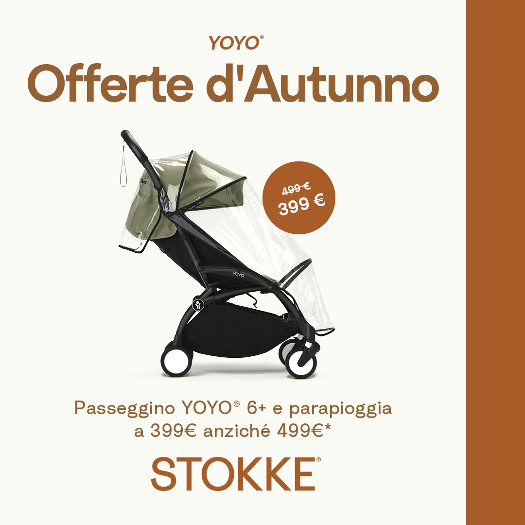 Passeggino YOYO³ 6+ con parapioggia Stokke