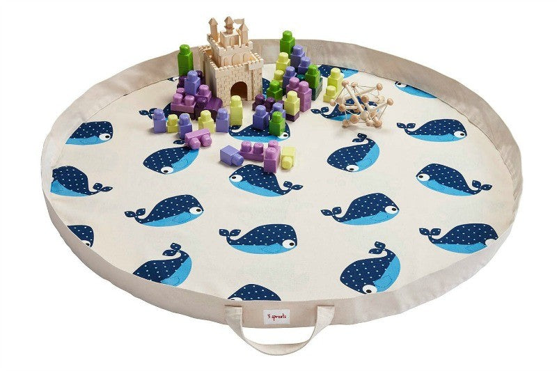 Tappeto Gioco e Borsa 2-in-1 Balena 3 Sprouts