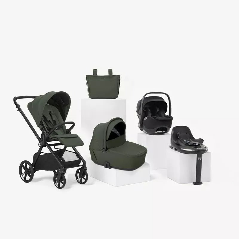 Trio Muum con navicella Sleep e seggiolino auto Kombibaby + base Kombibase Janè