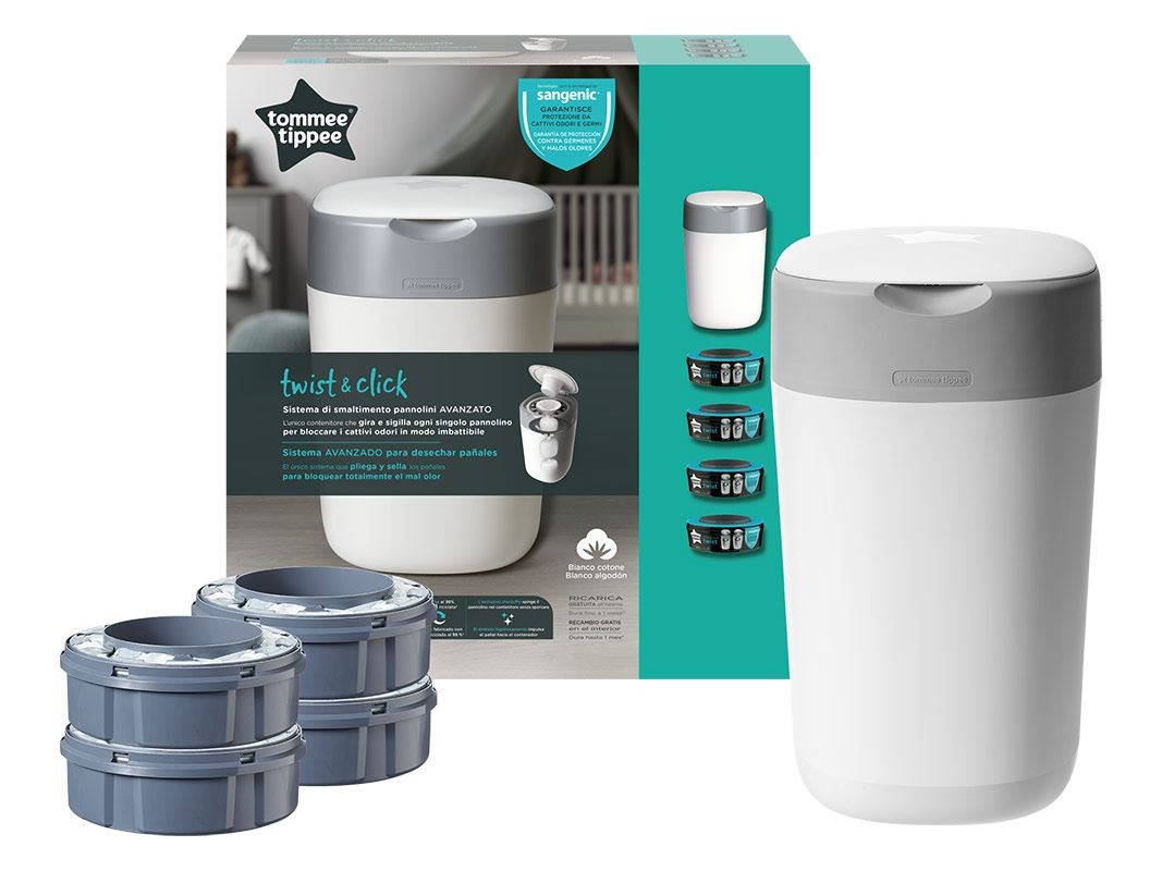 Contenitore per pannolini + 6 ricariche Sangenic Tommee Tippee