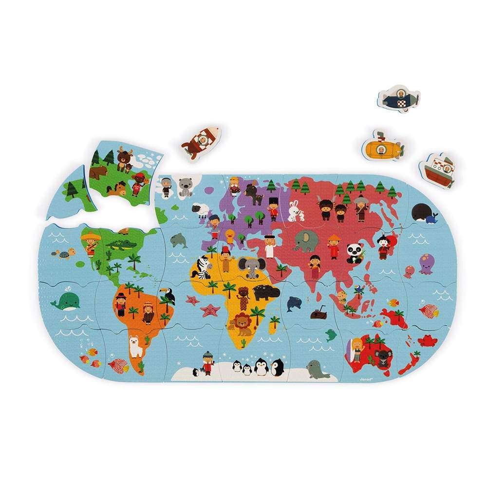 Mappa Del Mondo Da Bagno Janod