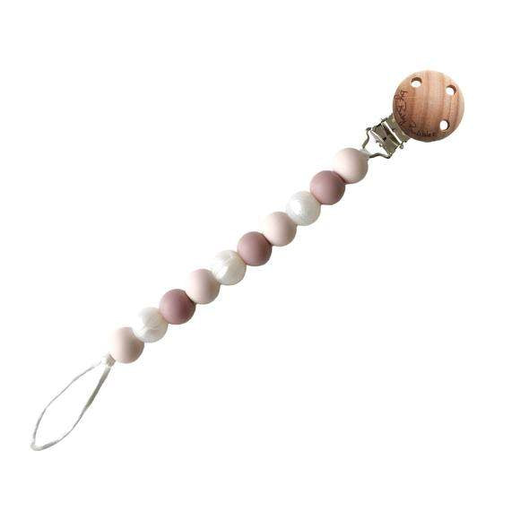 Clip Portaciuccio Legno Baby Bubbles
