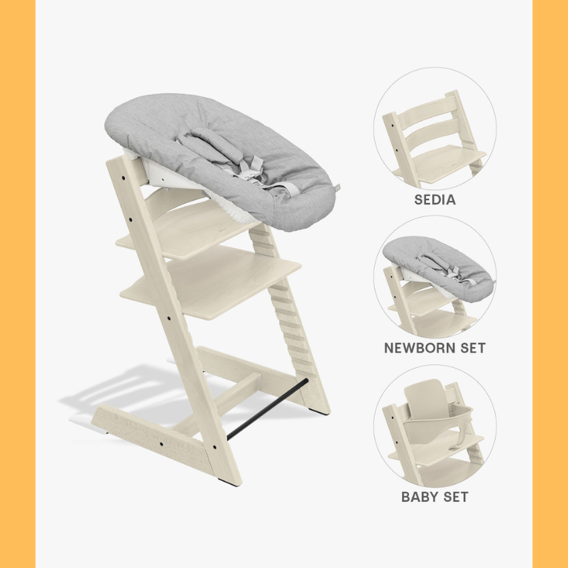 Tripp Trapp + Baby Set + Newborn Set Stokke