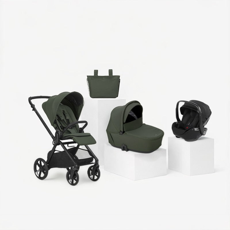 Trio Muum con navicella Sleep e seggiolino auto Kombibaby Janè