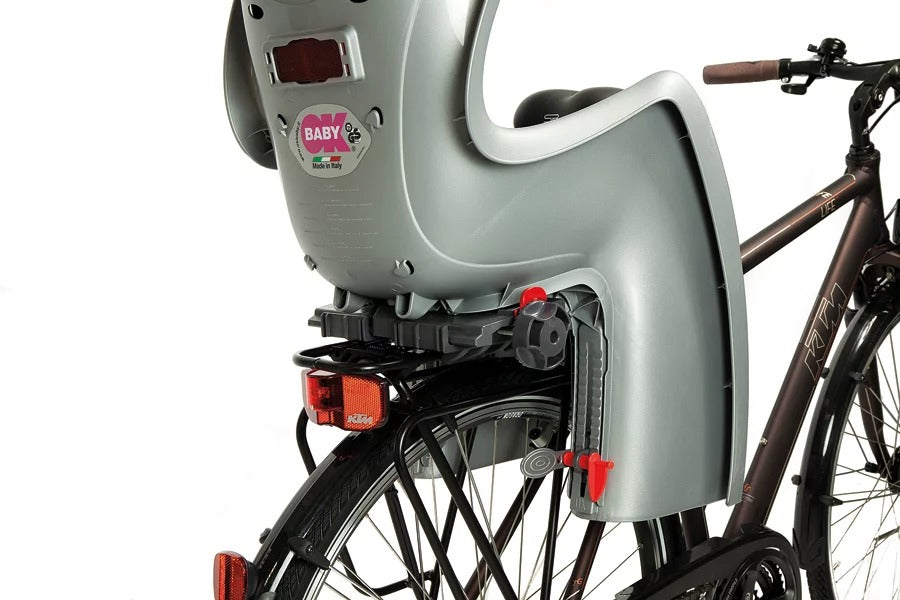 Seggiolino Bici Baby Shield con aggancio al portapacchi Ok Baby