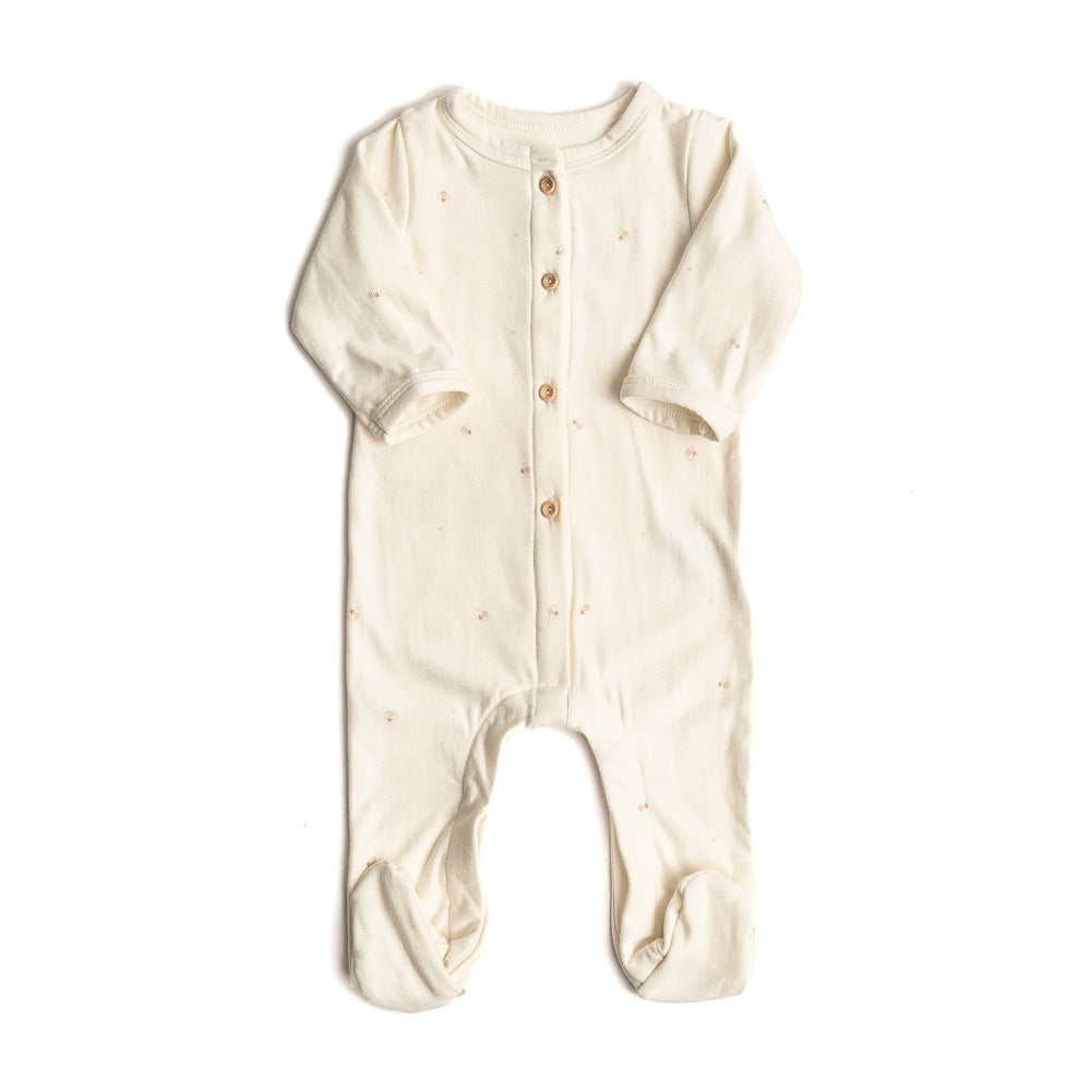Tutina con Piedi Apertura Frontale Bamboom