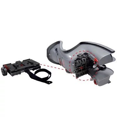 Sistema di fissaggio al portapacchi per seggiolino bici Baby Shield Ok Baby